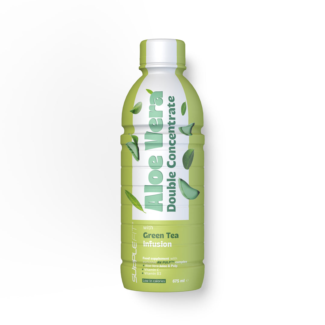 Aloe Vera Green Tea Juice with Pulp (675ml)