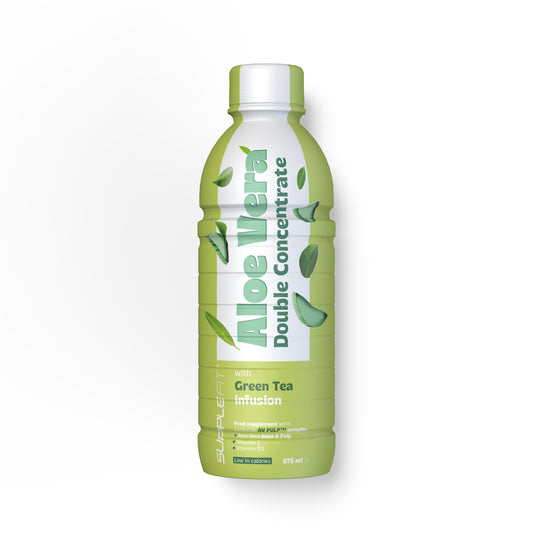 Aloe Vera Green Tea Juice with Pulp (675ml)